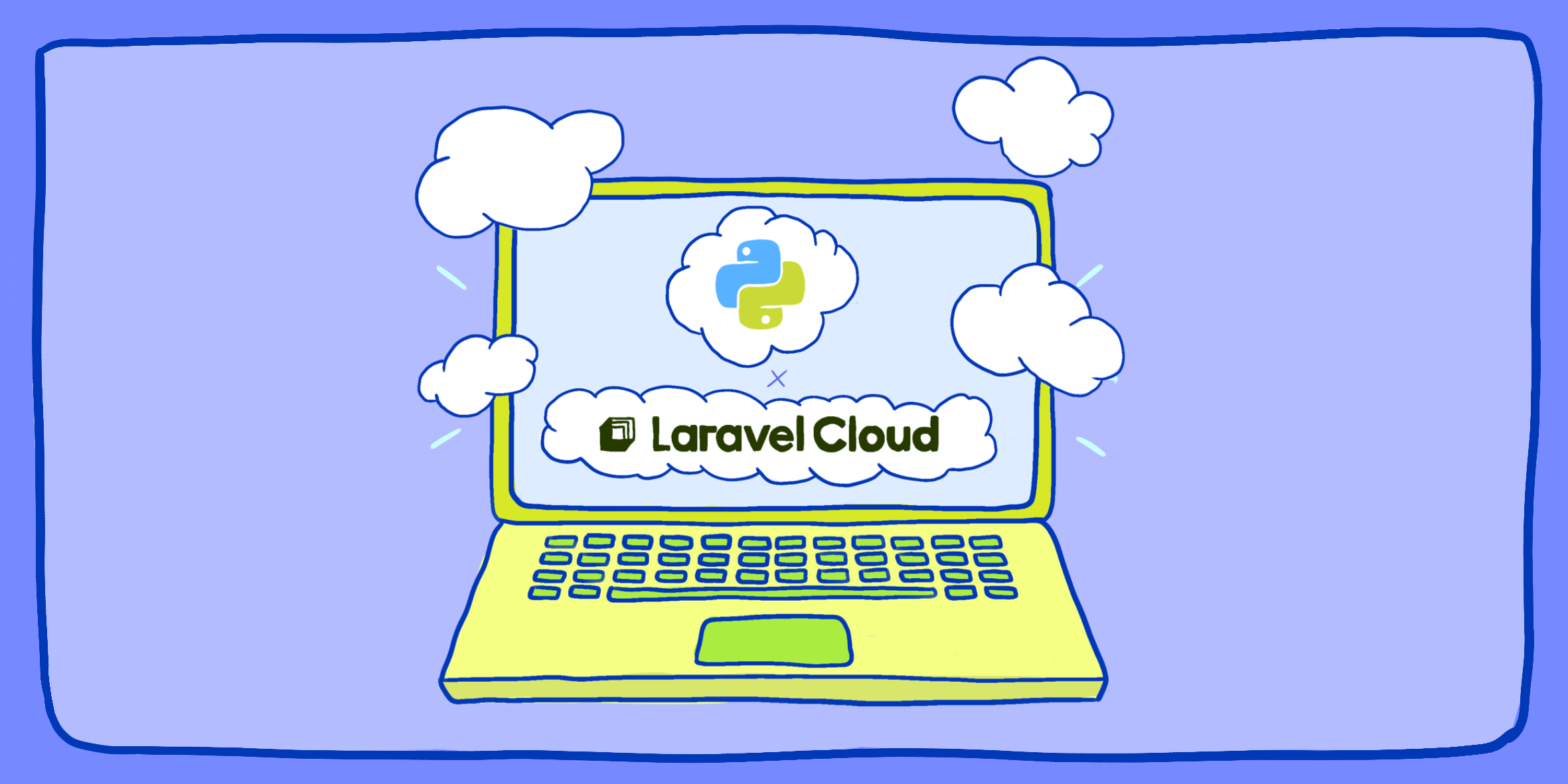 running python code on Laravel Cloud